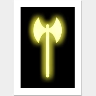 Spiritual Weapon (Yellow Greataxe) Posters and Art